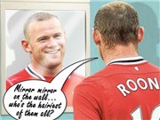 Bóng đá anh, ngoại hạng anh, lịch thi đấu euro 2012, Rooney bỗng nhiên thích ...soi gương